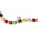 square  rhinestones cup chains